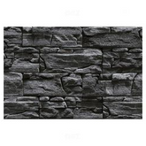 Trueliving_Sunhearrt Vinus Black Textured 450 mm x 300 mm Ceramic Elevation Tile_Price-44_Per Sq Ft.